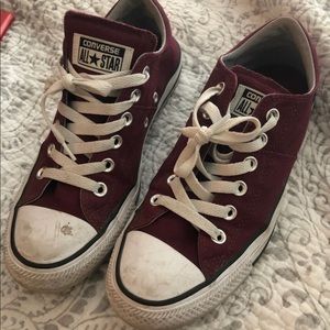 Burgundy Converse